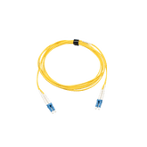 Jumper de Fibra Óptica Monomodo (OS2) XGLO Riser LC/UPC - LC/UPC Duplex OFNR Color Amarillo 3 Metros - Fibralink México